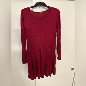 Wine Colored Dress